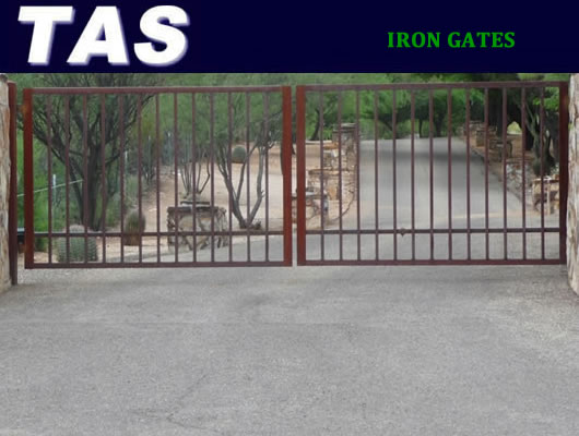 Security Control - iron gates